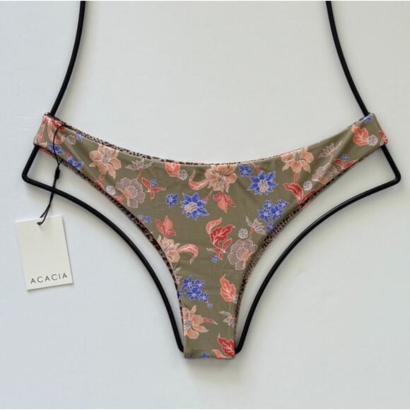 Acacia Swim Ho‘okipa Bikini Bottom – Lovina Floral (XL) - Picture 3 of 11